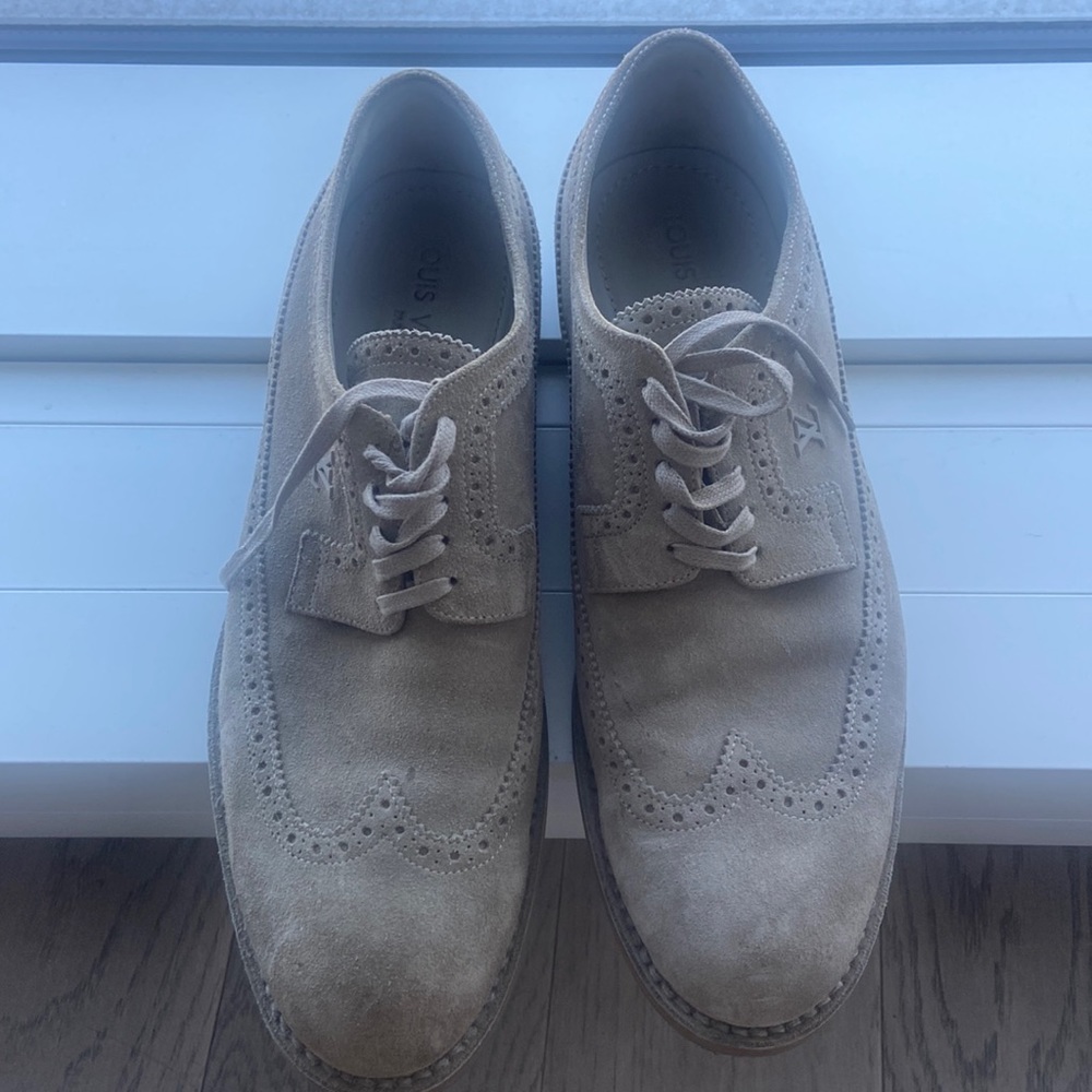 Mens Louis Vuitton baroque loafers